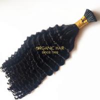 Organic hair extensions i tip hair extensions remy curly hair